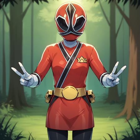 Red Samurai Ranger [ Power Rangers Samurai ] by Leaf