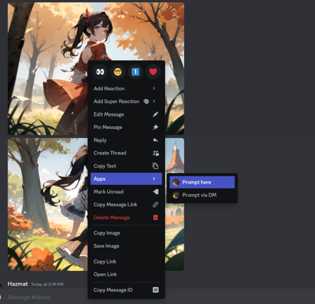 Prompt master  / Discord Bot