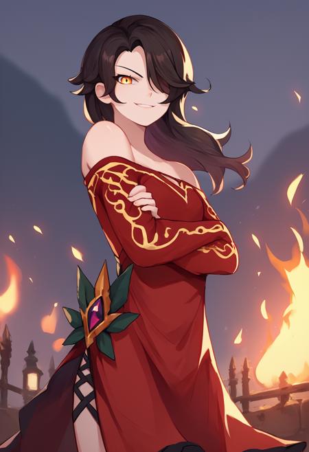 [PonyV6 XL] Cinder Fall | RWBY版本Vale (ID: 677050)