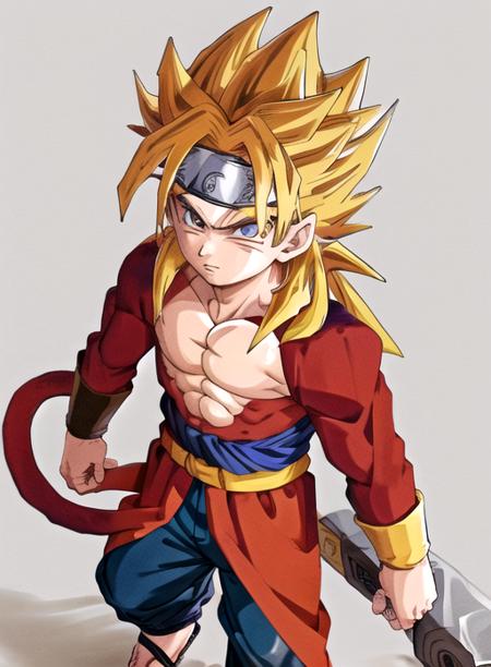Super saiyan 4 (dragon Ball) Concept -Commision (PonyXL/SD 1.5)