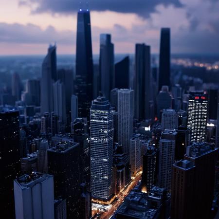 Tilt shift photography style XL + F1D