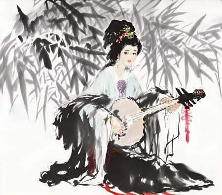 造物云-中国文化模型-水墨画_V1(SDXL1.0)版本v1.0 (ID: 171579)