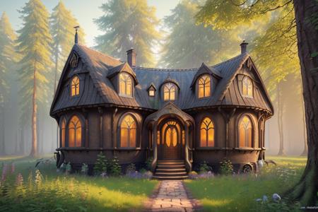 Better Hobbit House - fantasy cottage in the style of Lord of The Rings