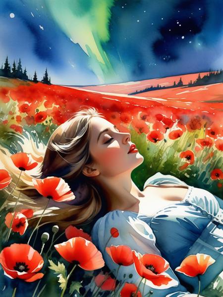 painting art Watercolor XL by Happy Ai/09/watercolor art/animation/anime/paintings/illustrations/水彩画/插画/动画/漫画/绘画/絵画/그림/