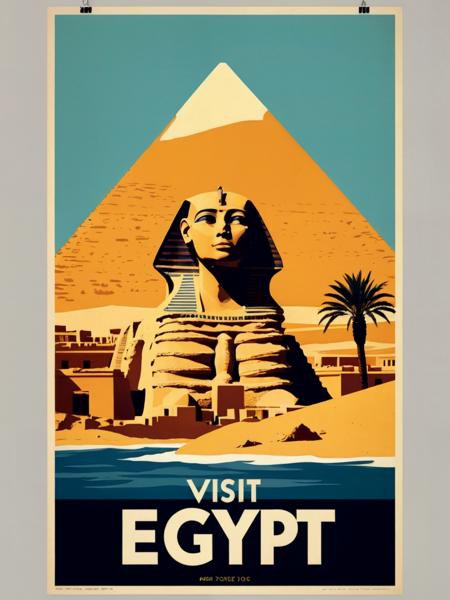 Vintage Travel Poster - CE - SDXL & Flux