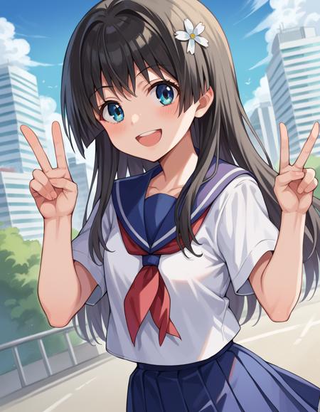 Saten Ruiko (佐天 涙子) - A Certain Scientific Railgun (とある科学の超電磁砲)版本anime s3/booru (ID: 406388)