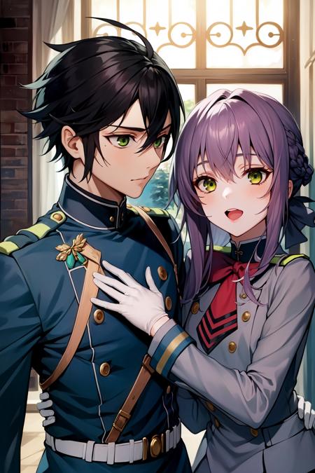 Hiiragi Shinoa and Hyakuya Yuuichirou | Owari no Seraph版本v1.0 (ID: 99040)