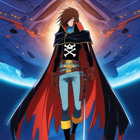 300 th LORA : Captain Harlock / Albator - SDXL (3D movie/anime)