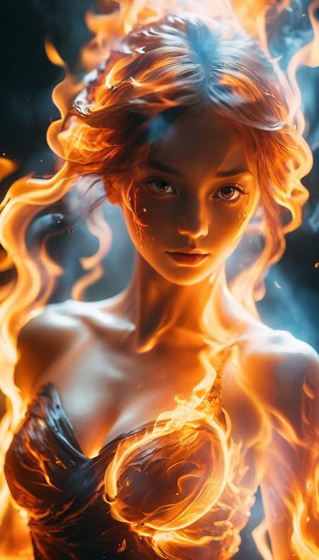 白棱(XL,FLUX)_Fire Element - Special Effects 火元素-特效