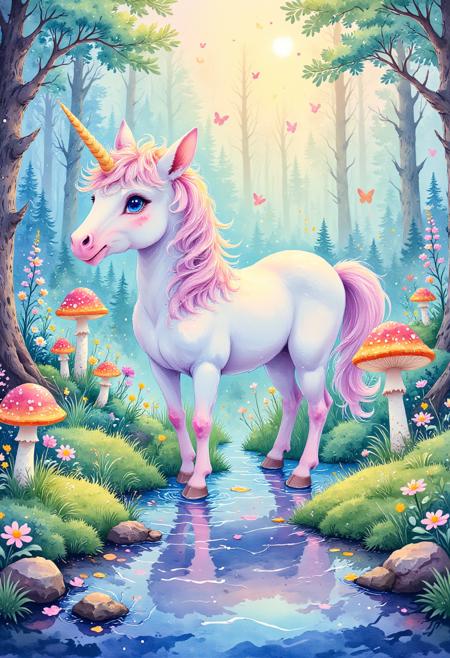 [Pinkie] ? Pastel Watercolor ? - [Flux]