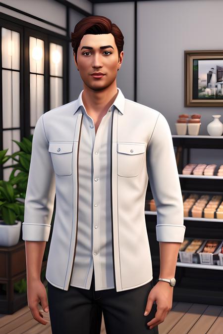 The Sims 4 Style Lora