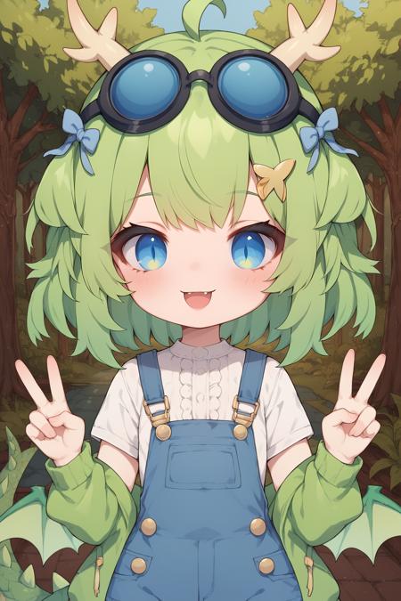 Dragon Girl (Model Public VTuber) - Comission LoRA PonyXL