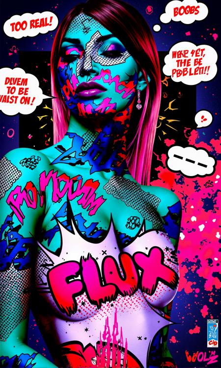 Comic Pop Art Skin [FLUX]版本V1 (ID: 815647)