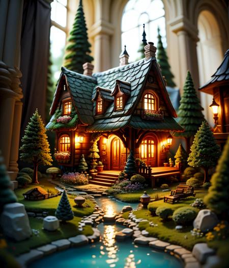 Mini doll house