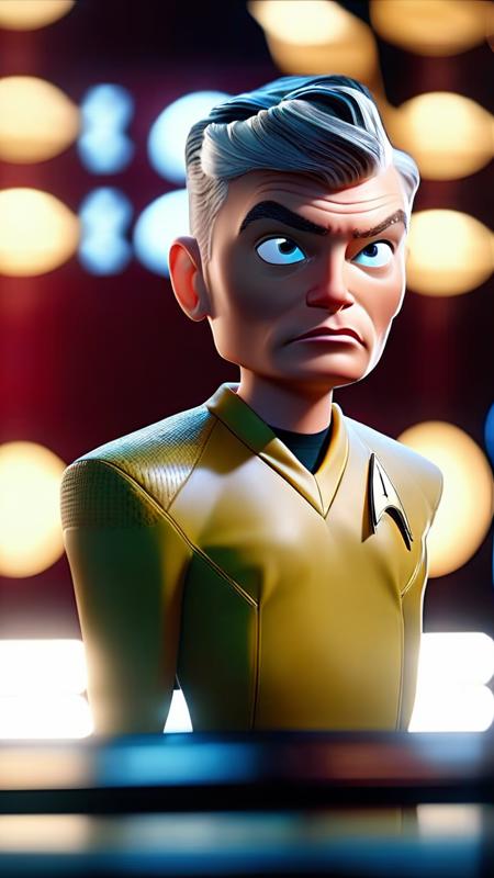 SDXL- Captain Christopher Pike SNW