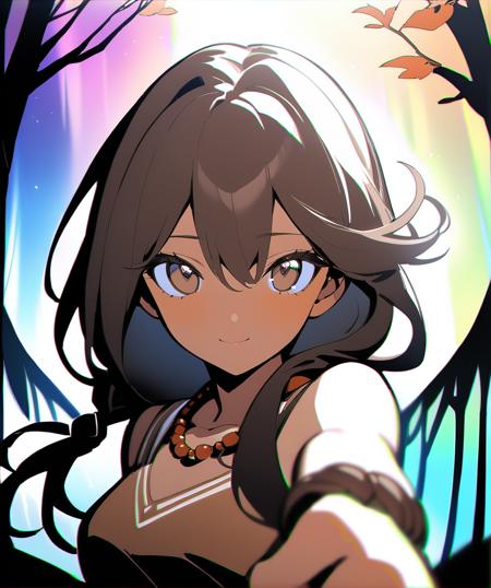 Brown Skin Anime girl