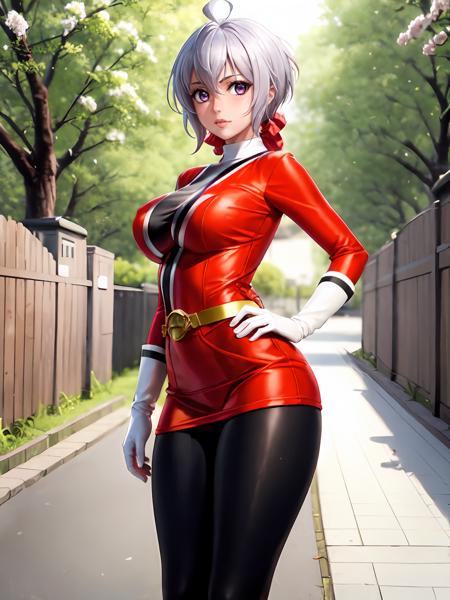 Female Shinken Red - Flexible Suit