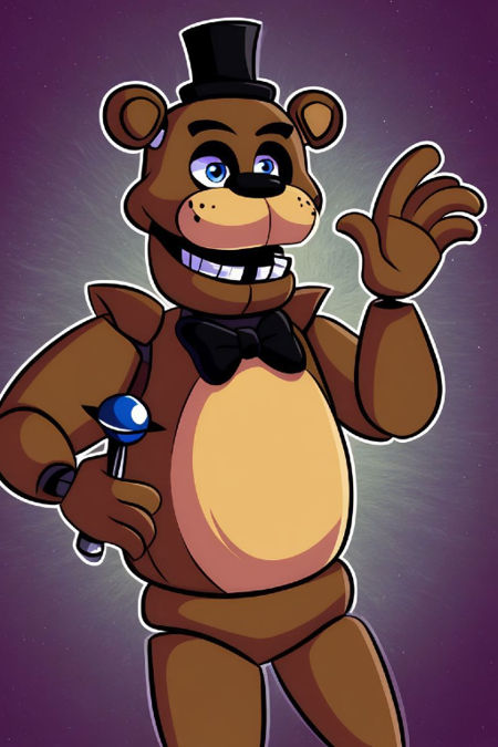 PonyXL + Illustrious Freddy Fazbear FNAF / Five Nights at Freddy's版本Pony (ID: 509755)