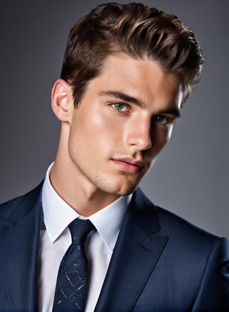 Cute handsome male models