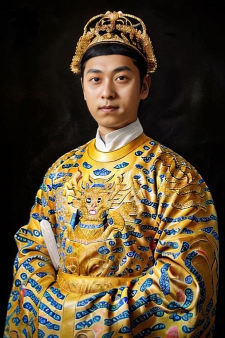 Vietnam Nguyen dynasty dragon robe