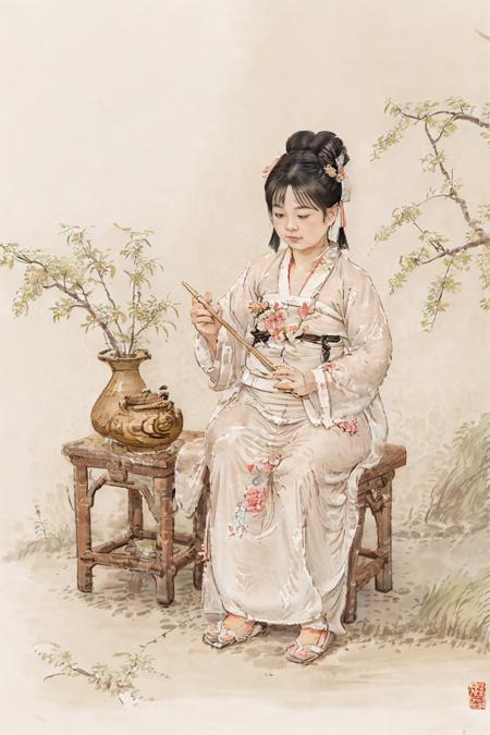 Chinese painting style