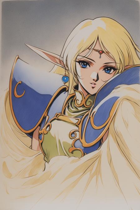 [XL] yuuki nobuteru/结城信辉 《Record of Lodoss War》/《罗德岛战记》 《The Five Star Stories》/《五星物语》-Deedlit -Artist Style