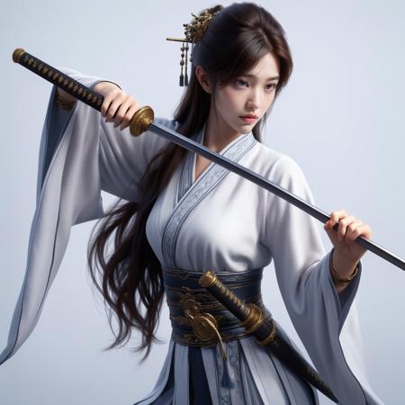 Chinese female swordsman