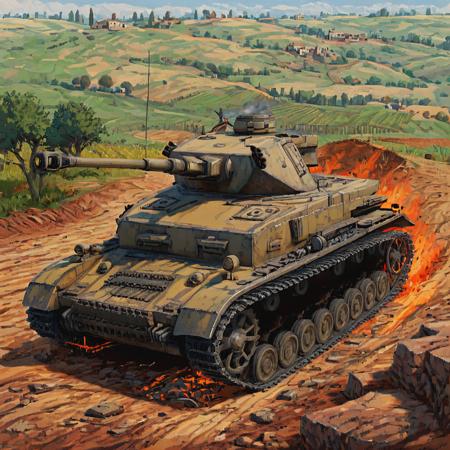 Panzer IV G Tank (SDXL)