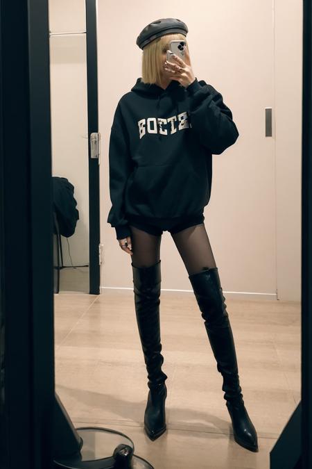 ZARA(like)-CowboyThighBoots 仿ZARA牛仔跟过膝靴