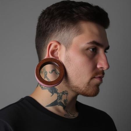 Ear tunnels/plugs — male版本V4 — FLUX (ID: 1157406)