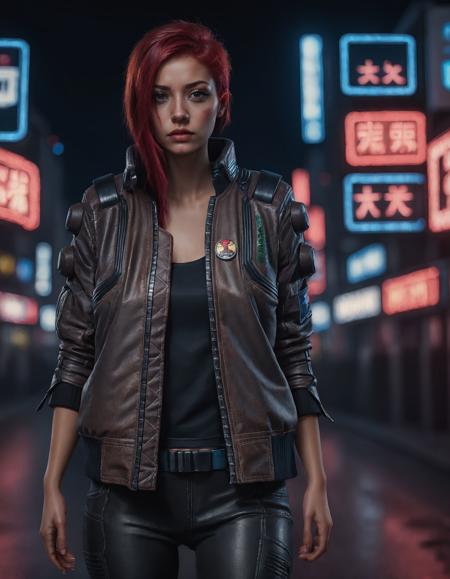 Cyberpunk Samurai Jacket SDXL