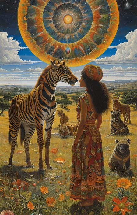 style of Mati Klarwein [SDXL] 376版本v1.0 (ID: 693730)