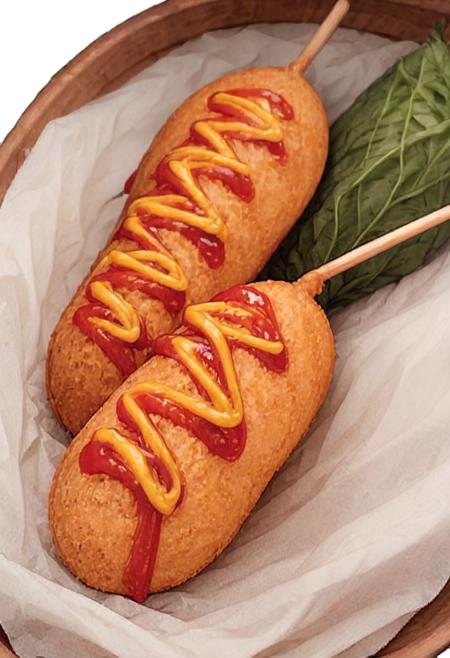 アメリカンドッグ Corn dog SDXL