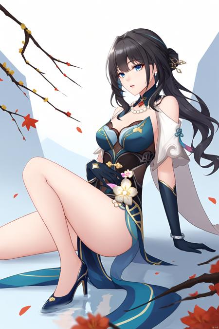 ( A3 | Pony | Kohaku) SDXL Lora-阮梅-Ruan Mei-崩坏：星穹铁道 Honkai Star Rail-MIHOYO Collection 米家全家桶系列