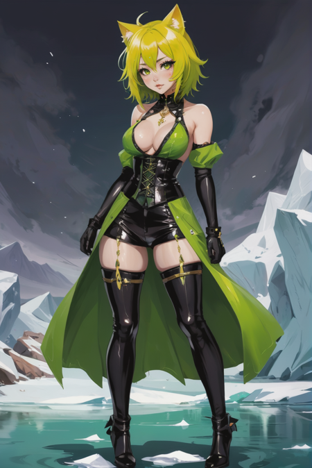 Envy Starlight XL 01 Lightning - Anime Western fusion digital painting / photography