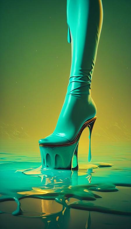 Melted Cheese On Top Style Pony - Color Customizable Gooey Liquids