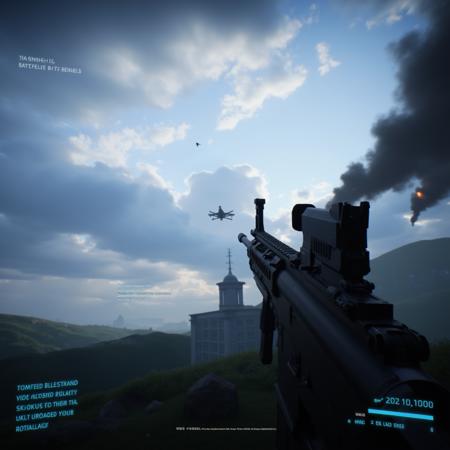 Battlefield + (2042) military cinematic style XL + F1D
