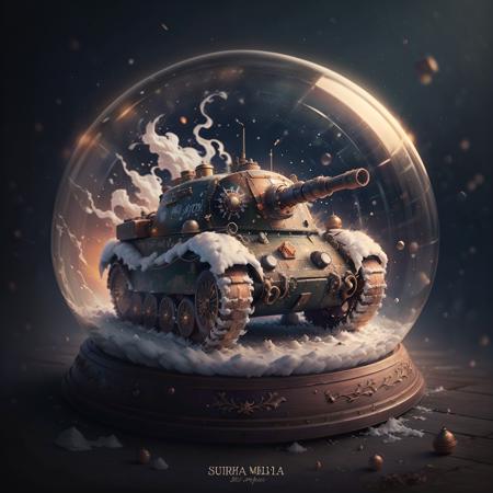 Christmas crystal ball