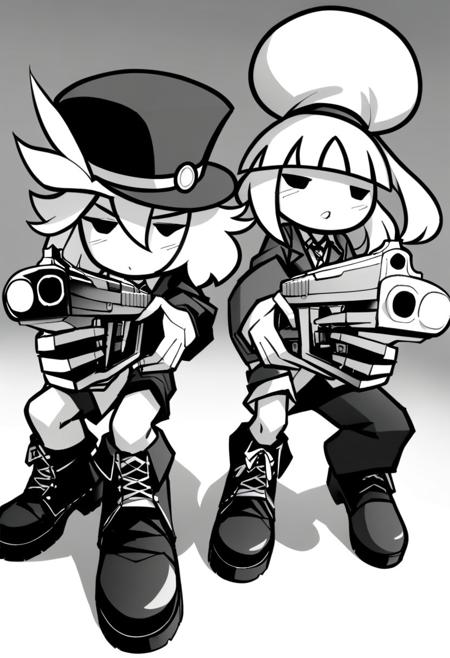 LiteralHat's Monochrome Art