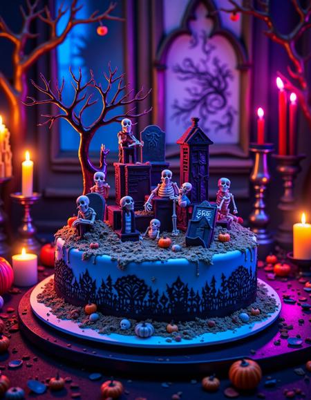 Creepy and eerie cakes flux