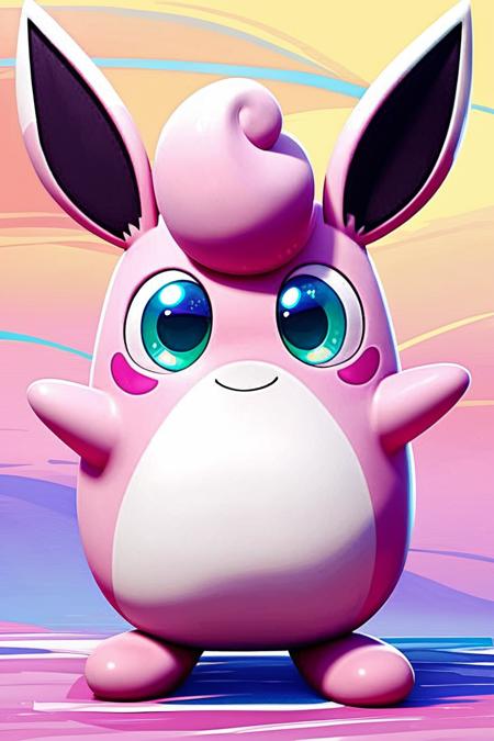 Wigglytuff: Balloon Pokémon | プクリン (Pokedex #0040) [Pony]