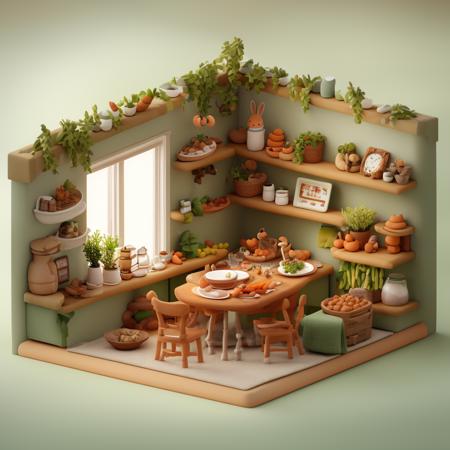 OB等轴3d房间 Isometric 3d room V2.0版本v1.0 (ID: 618053)