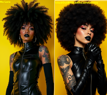 Afro for FLUX Round Picked Out Tight Curl版本V1 (ID: 775596)