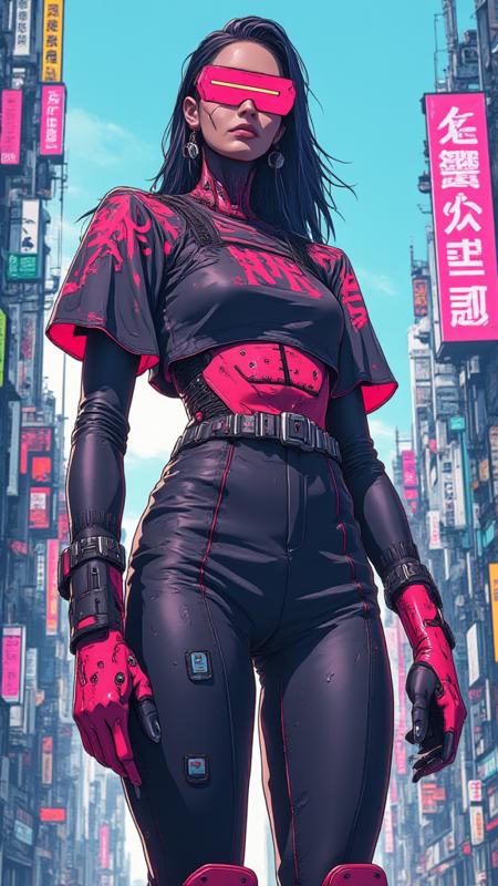 Cyberpunk Anime Style版本Flux.1 D v1 (ID: 747534)