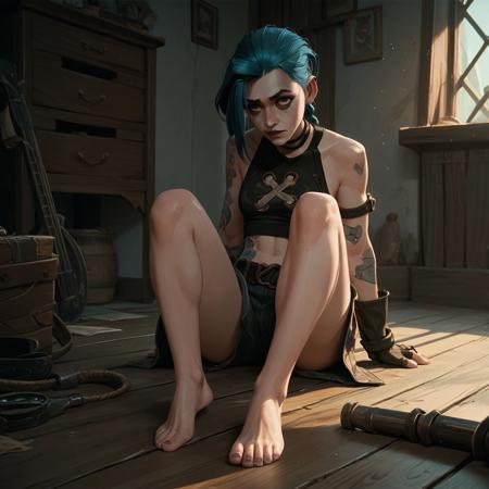 Jinx - Arcane League of Legends (PonyXL)