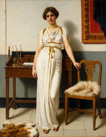 Godward painting style