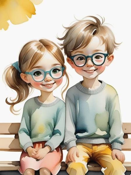 FRESH IDEAS@Watercolor figures