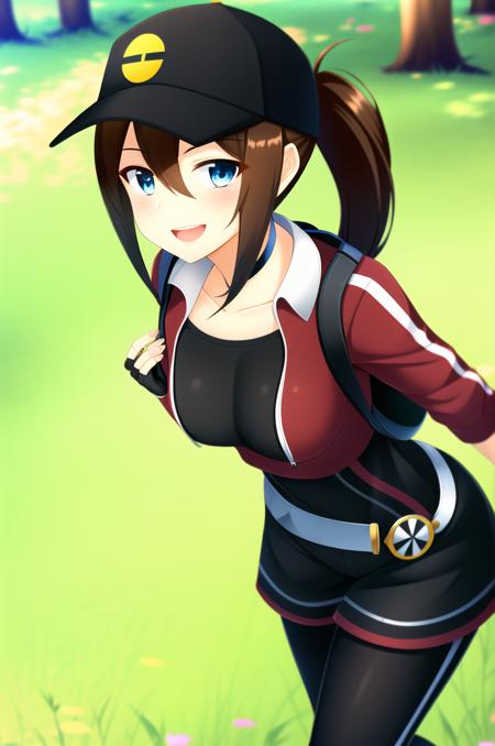 Pokemon Go - Female Trainer (Red) [COMMISSION]
