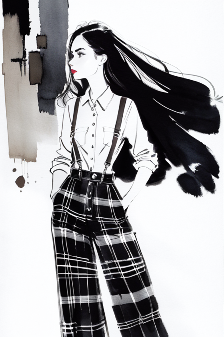 fashion watercolor