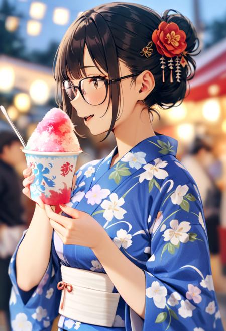 かき氷 shaved ice SDXL